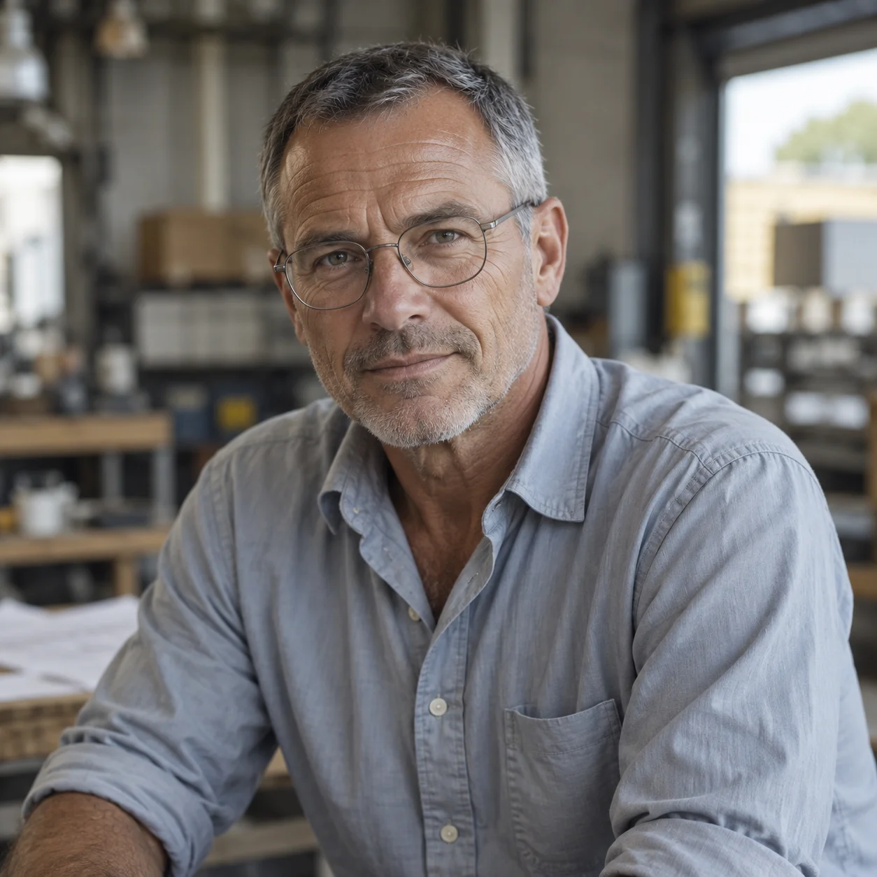 Portrait of Kenny Baker, lead editor at Industrie